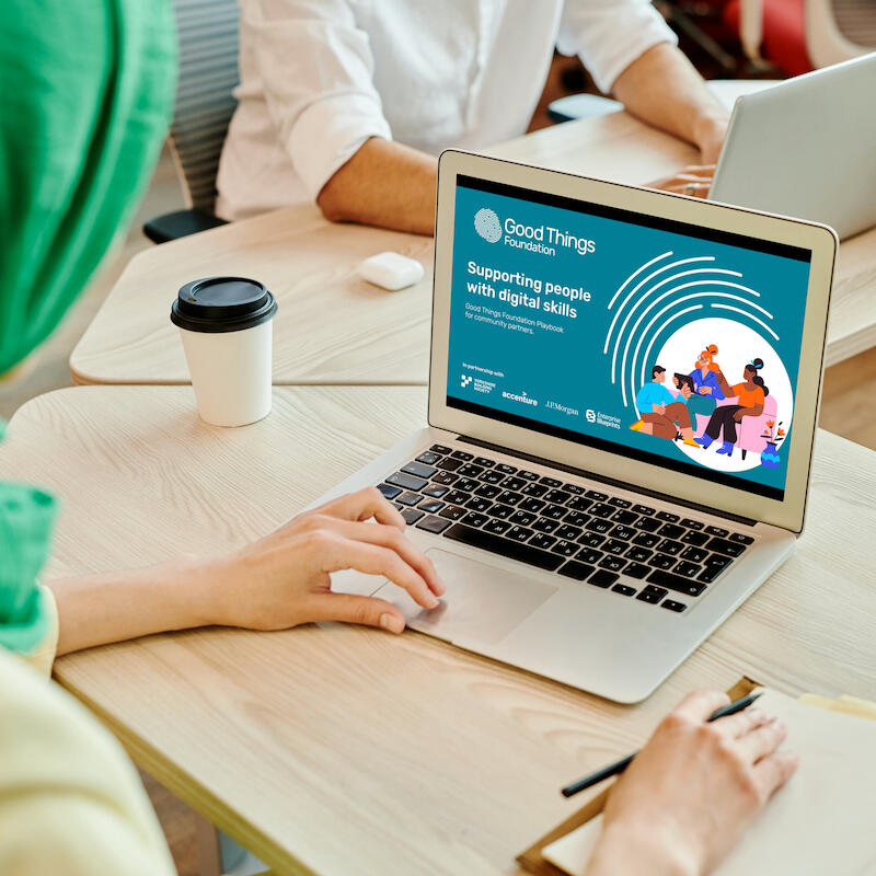 Image of laptop with report