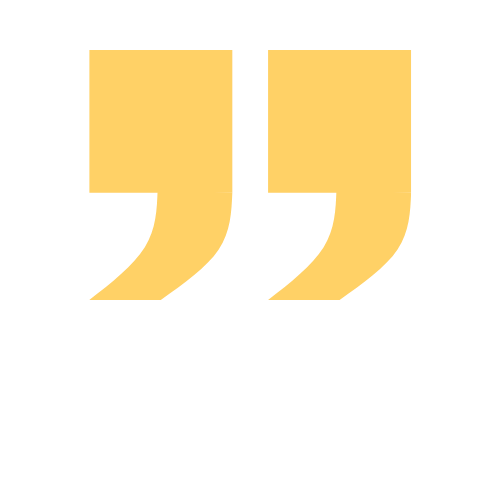 Yellow quote marks